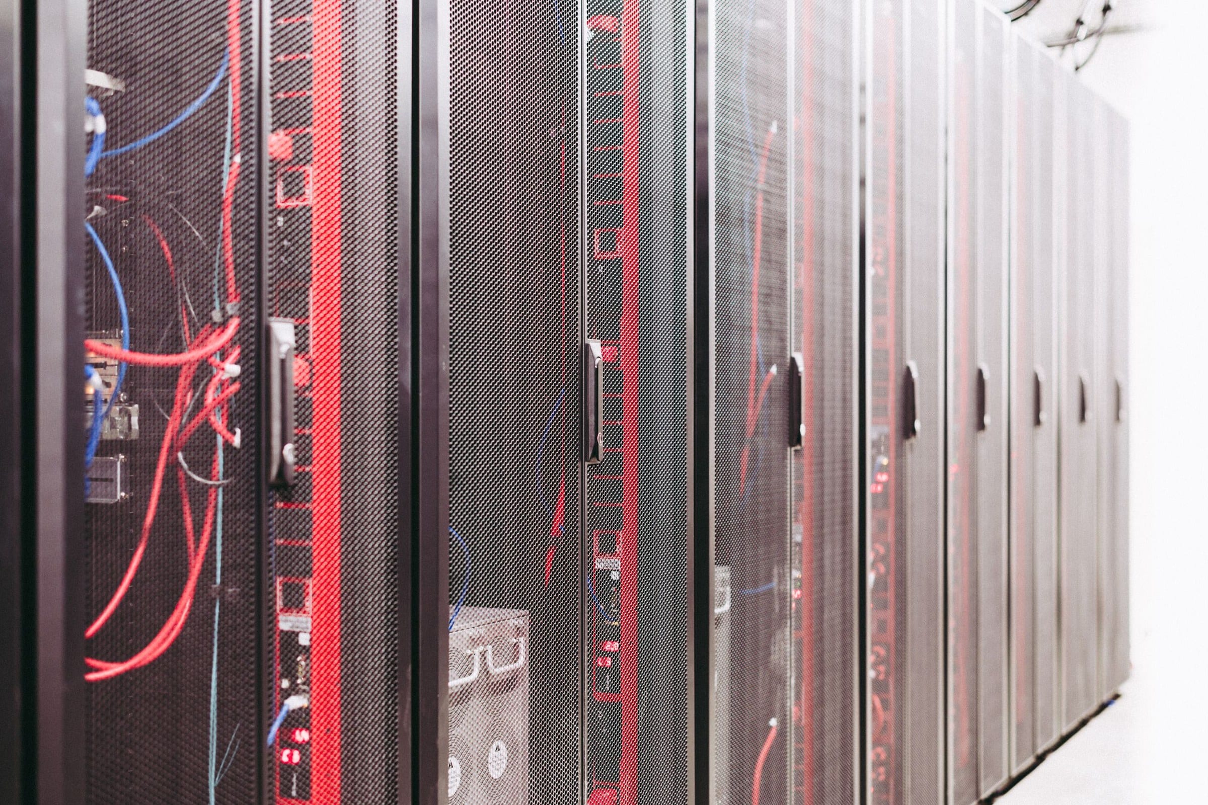 Rows of servers in a data centre, illustrating data sovereignty for private AI