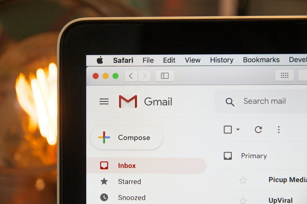 Suspicious email with a fake sender address shown in an inbox on screen